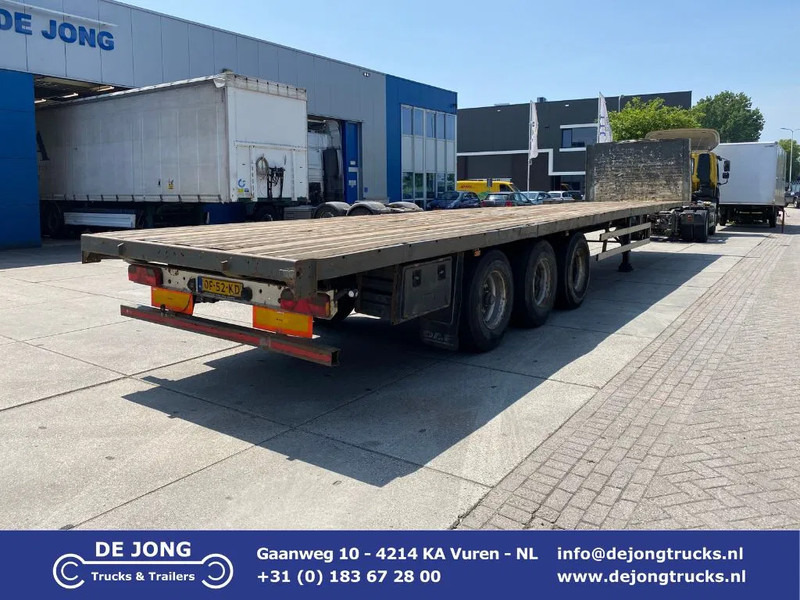 Groenewegen DRO-12-27 / Plateau Trailer / Hard-Wood Floor / BPW + Drum - Plošinový/ Valníkový náves: obrázok 1 Groenewegen DRO-12-27 / Plateau Trailer / Hard-Wood Floor / BPW + Drum - Plošinový/ Valníkový náves: obrázok 1