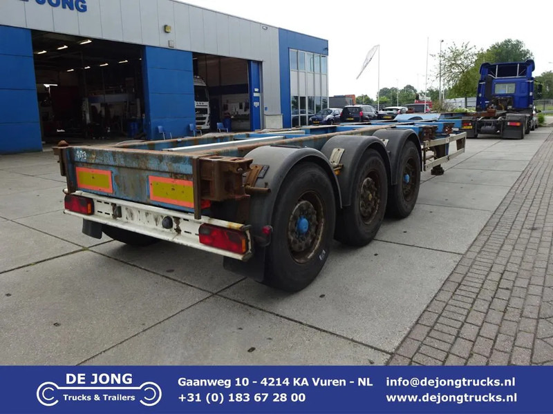 Renders Container chassis / Mercedes + Disc / 1x Lift Axle / 1x Extendable - Náves preprava kontajnerov/ Výmenná nadstavba: obrázok 1 Renders Container chassis / Mercedes + Disc / 1x Lift Axle / 1x Extendable - Náves preprava kontajnerov/ Výmenná nadstavba: obrázok 1