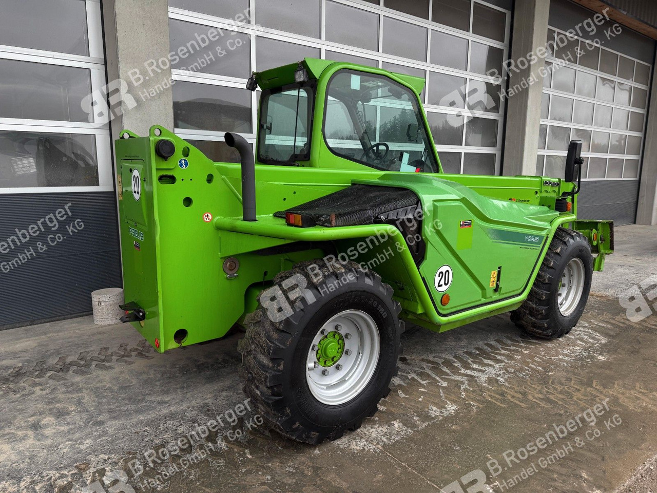 Merlo P38.13 / inkl. Gabel+Schaufel / BüVo / nur 2971h - Teleskopický nakladač: obrázok 5 Merlo P38.13 / inkl. Gabel+Schaufel / BüVo / nur 2971h - Teleskopický nakladač: obrázok 5