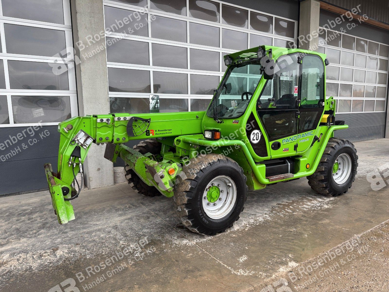 Merlo P38.13 / inkl. Gabel+Schaufel / BüVo / nur 2971h - Teleskopický nakladač: obrázok 1 Merlo P38.13 / inkl. Gabel+Schaufel / BüVo / nur 2971h - Teleskopický nakladač: obrázok 1