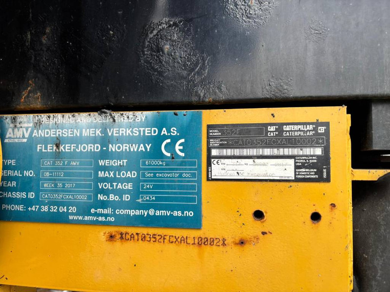 Cat 352 F - Pásové rýpadlo: obrázok 5 Cat 352 F - Pásové rýpadlo: obrázok 5