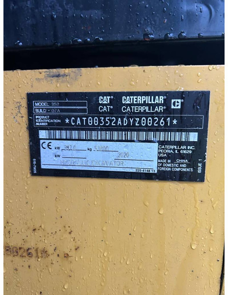 Cat 352 - Pásové rýpadlo: obrázok 5 Cat 352 - Pásové rýpadlo: obrázok 5