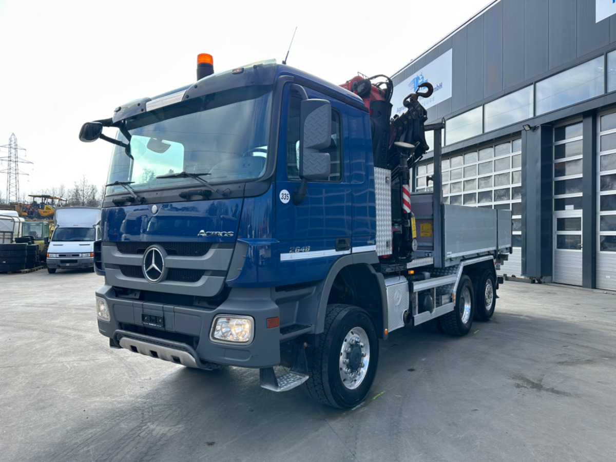 MERCEDES Actros 2648 6x4/4 Fassi455 SZM/Pritsche - Auto s hydraulickou rukou: obrázok 1 MERCEDES Actros 2648 6x4/4 Fassi455 SZM/Pritsche - Auto s hydraulickou rukou: obrázok 1