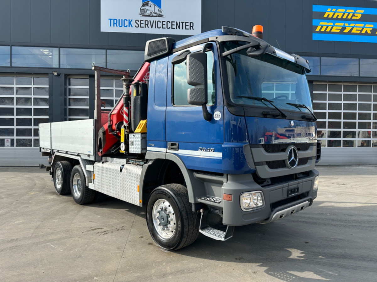 MERCEDES Actros 2648 6x4/4 Fassi455 SZM/Pritsche - Auto s hydraulickou rukou: obrázok 4 MERCEDES Actros 2648 6x4/4 Fassi455 SZM/Pritsche - Auto s hydraulickou rukou: obrázok 4