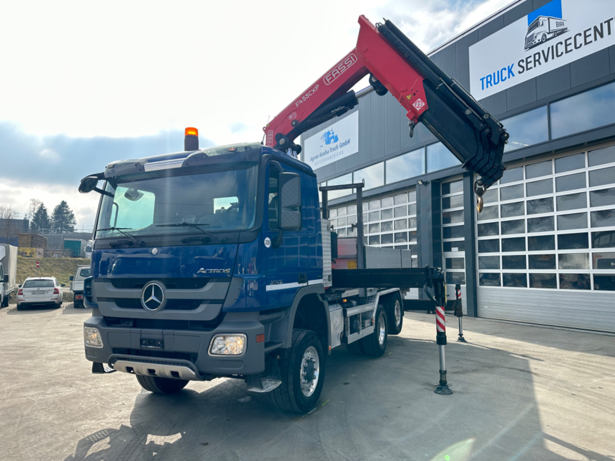 MERCEDES Actros 2648 6x4/4 Fassi455 SZM/Pritsche - Auto s hydraulickou rukou: obrázok 2 MERCEDES Actros 2648 6x4/4 Fassi455 SZM/Pritsche - Auto s hydraulickou rukou: obrázok 2