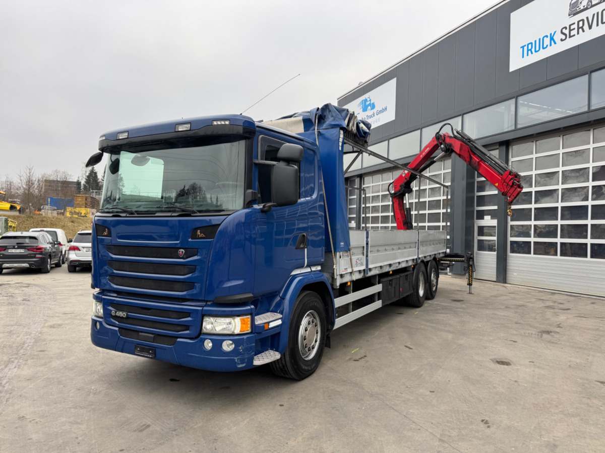 SCANIA G450 6x2 Hiab 122-4 - Auto s hydraulickou rukou: obrázok 1 SCANIA G450 6x2 Hiab 122-4 - Auto s hydraulickou rukou: obrázok 1