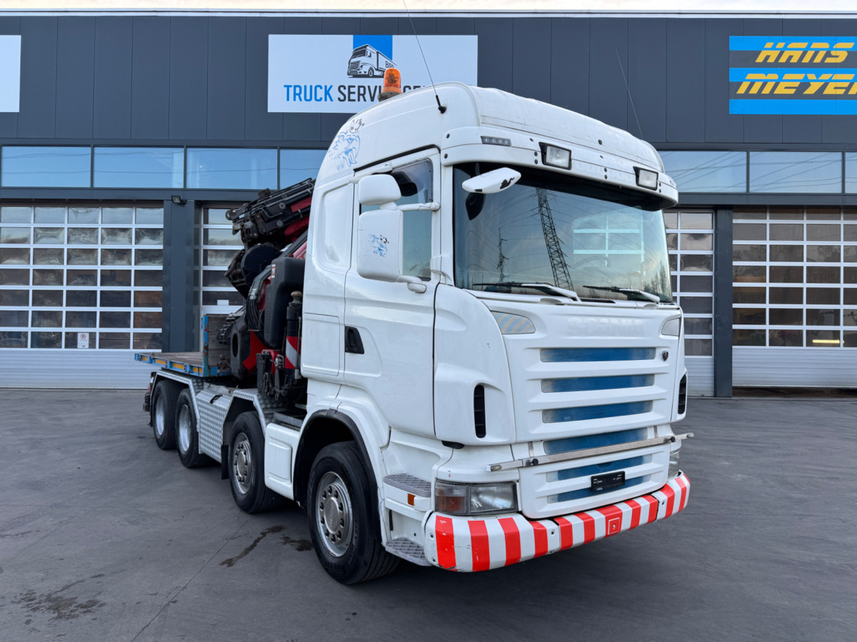 Auto s hydraulickou rukou SCANIA R480 8x4 Fassi 660 SZM/Pritsche: obrázok 11