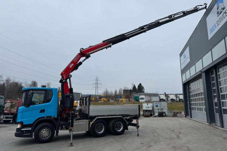 Scania G540 6x4 Fassi 395-7 SZM&Pritsche - Auto s hydraulickou rukou, Valníkový/ Plošinový nákladný automobil: obrázok 3 Scania G540 6x4 Fassi 395-7 SZM&Pritsche - Auto s hydraulickou rukou, Valníkový/ Plošinový nákladný automobil: obrázok 3