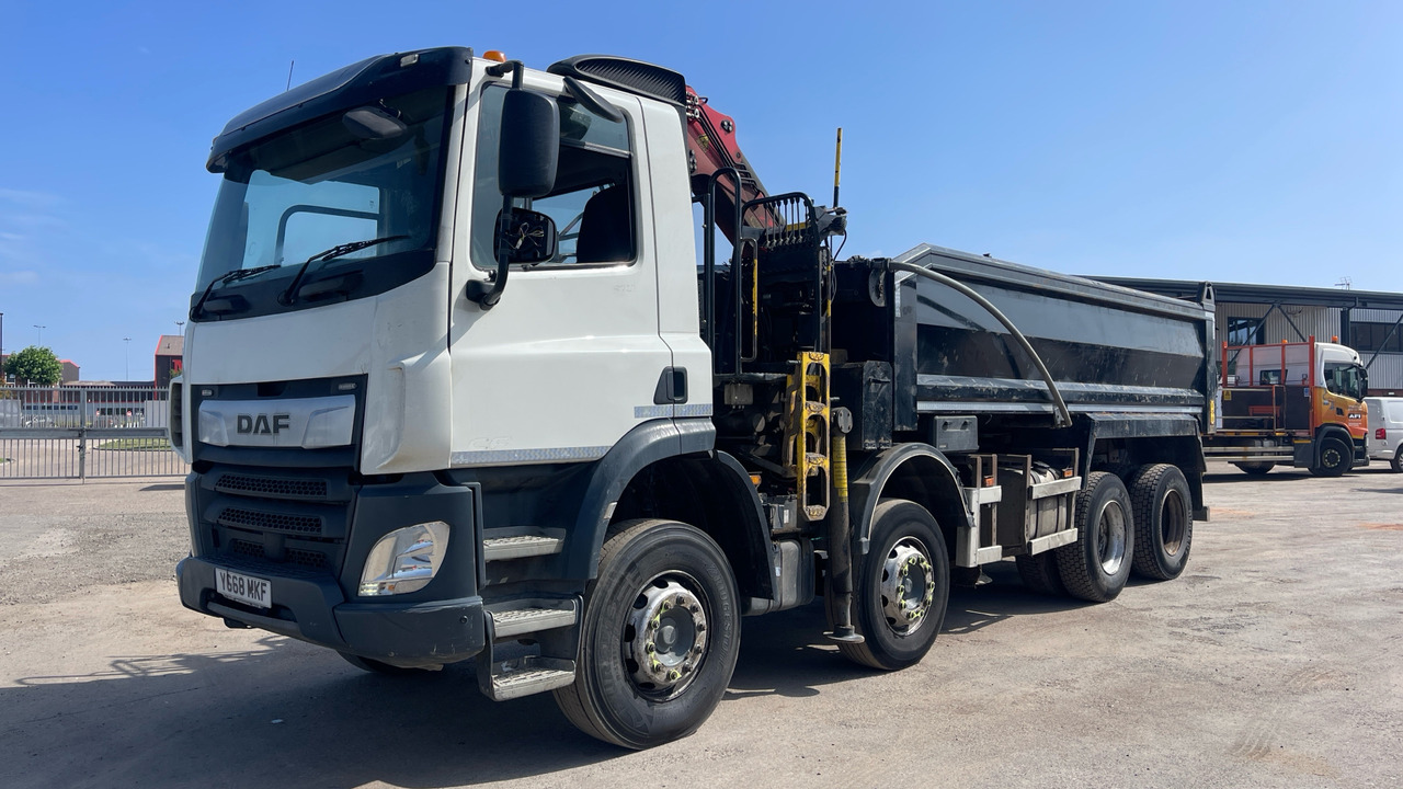 DAF CF 410 - Sklápač, Auto s hydraulickou rukou: obrázok 2 DAF CF 410 - Sklápač, Auto s hydraulickou rukou: obrázok 2