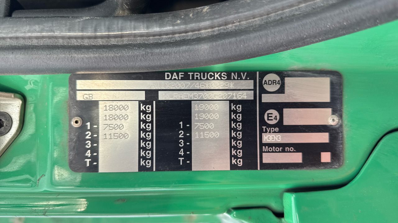 Plachtové nákladné vozidlo Daf CF 230: obrázok 11