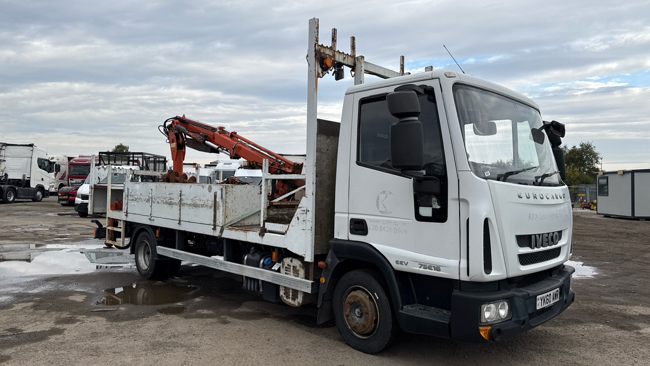 IVECO EUROCARGO 75E16 - Valníkový/ Plošinový nákladný automobil, Auto s hydraulickou rukou: obrázok 1 IVECO EUROCARGO 75E16 - Valníkový/ Plošinový nákladný automobil, Auto s hydraulickou rukou: obrázok 1