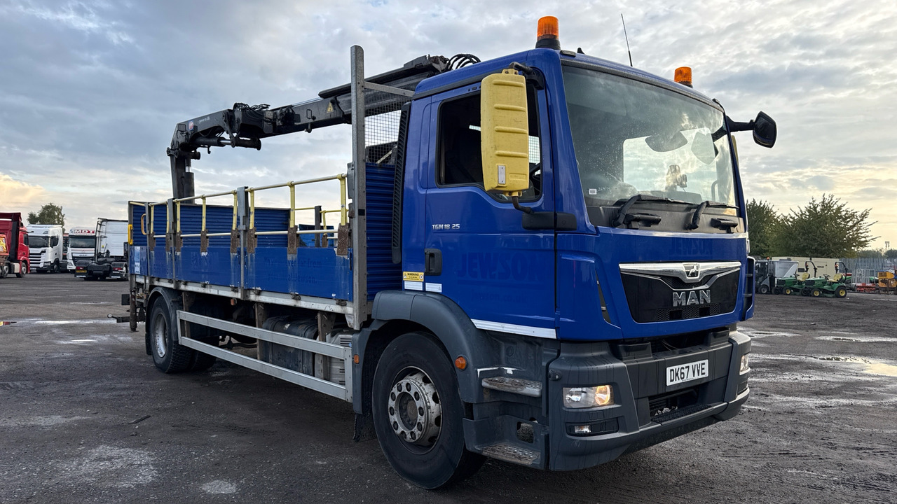 Man TGM 18.250 - Valníkový/ Plošinový nákladný automobil, Auto s hydraulickou rukou: obrázok 1 Man TGM 18.250 - Valníkový/ Plošinový nákladný automobil, Auto s hydraulickou rukou: obrázok 1