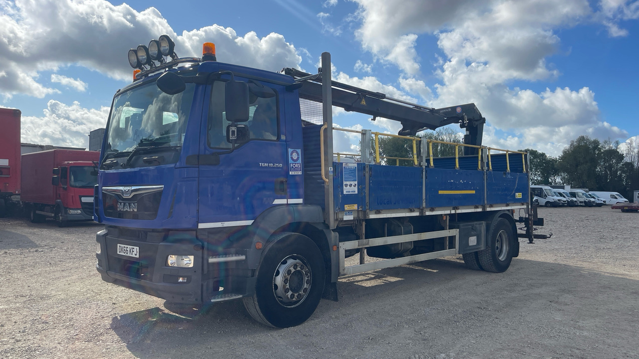 Man TGM 18.250 - Valníkový/ Plošinový nákladný automobil, Auto s hydraulickou rukou: obrázok 2 Man TGM 18.250 - Valníkový/ Plošinový nákladný automobil, Auto s hydraulickou rukou: obrázok 2
