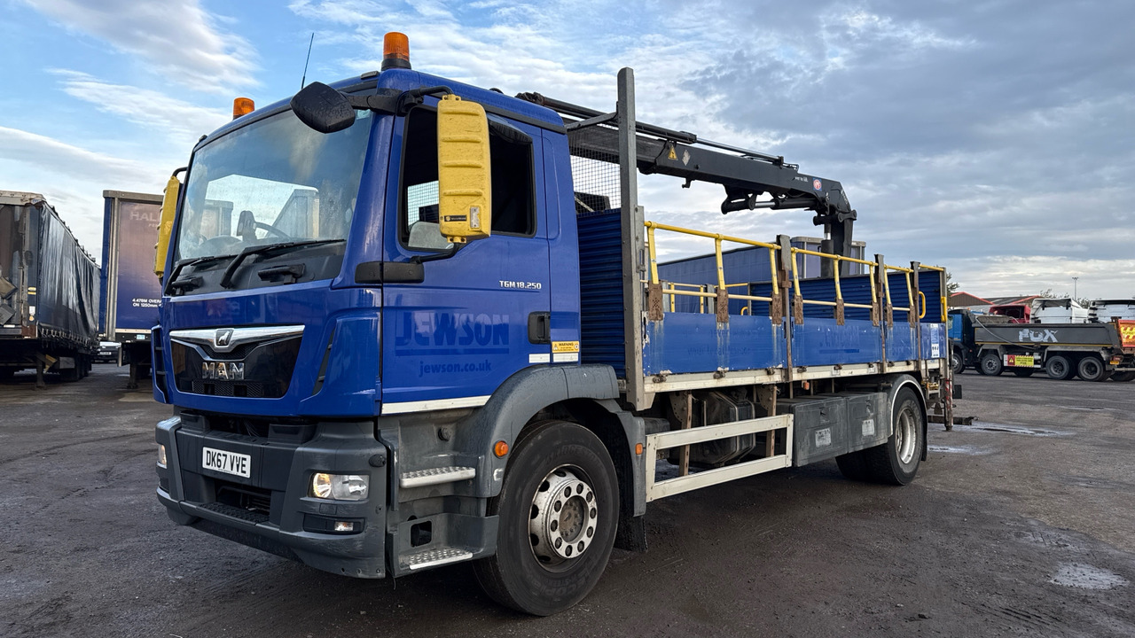Man TGM 18.250 - Valníkový/ Plošinový nákladný automobil, Auto s hydraulickou rukou: obrázok 2 Man TGM 18.250 - Valníkový/ Plošinový nákladný automobil, Auto s hydraulickou rukou: obrázok 2