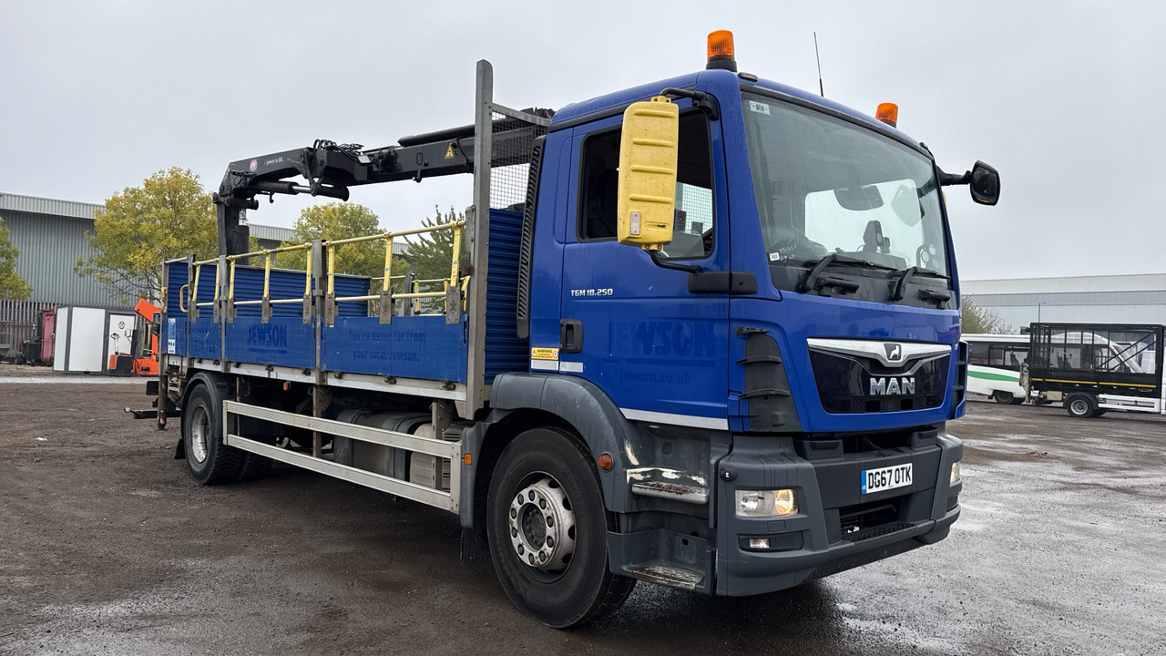 Man TGM 18.250 - Valníkový/ Plošinový nákladný automobil, Auto s hydraulickou rukou: obrázok 1 Man TGM 18.250 - Valníkový/ Plošinový nákladný automobil, Auto s hydraulickou rukou: obrázok 1
