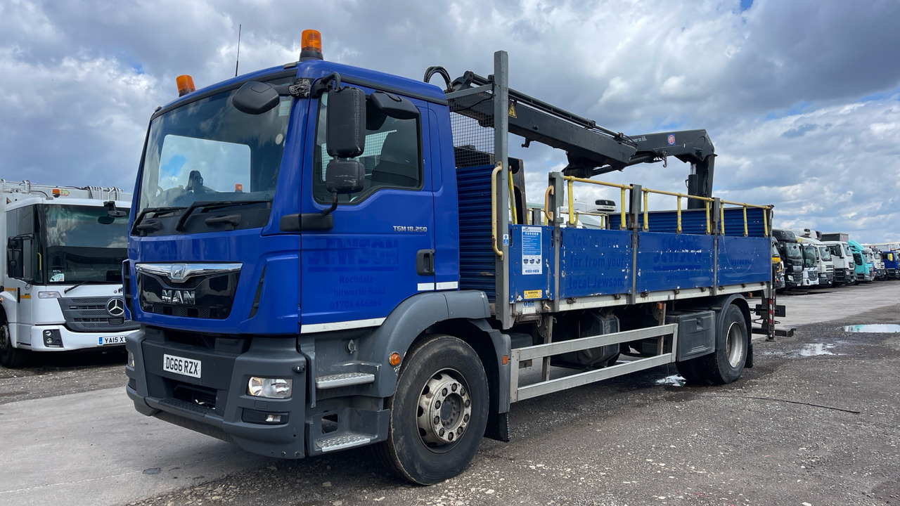 Man TGM 18.250 - Valníkový/ Plošinový nákladný automobil, Auto s hydraulickou rukou: obrázok 2 Man TGM 18.250 - Valníkový/ Plošinový nákladný automobil, Auto s hydraulickou rukou: obrázok 2