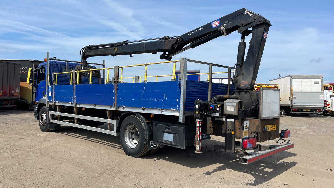 Man TGM 18.290 - Valníkový/ Plošinový nákladný automobil, Auto s hydraulickou rukou: obrázok 3 Man TGM 18.290 - Valníkový/ Plošinový nákladný automobil, Auto s hydraulickou rukou: obrázok 3