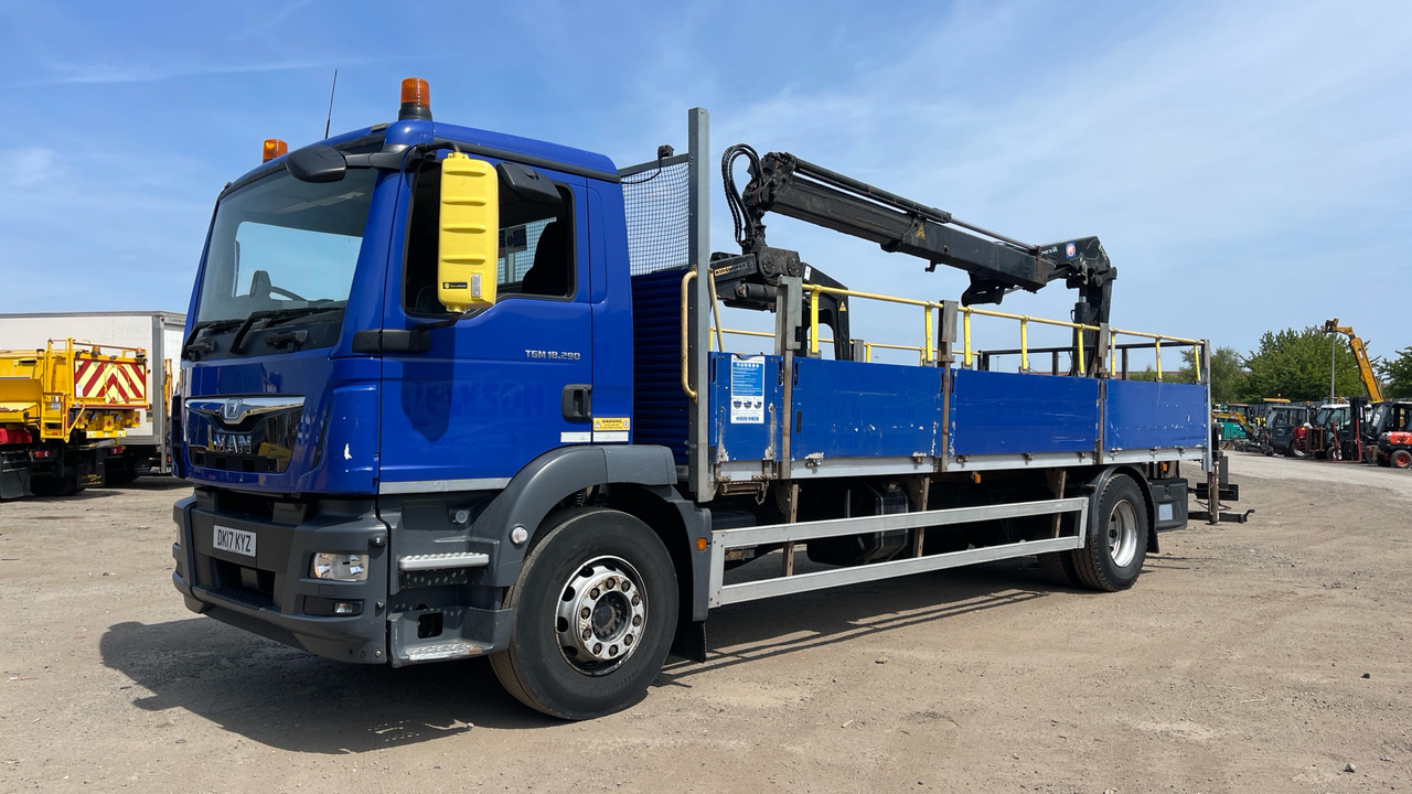 Man TGM 18.290 - Valníkový/ Plošinový nákladný automobil, Auto s hydraulickou rukou: obrázok 2 Man TGM 18.290 - Valníkový/ Plošinový nákladný automobil, Auto s hydraulickou rukou: obrázok 2