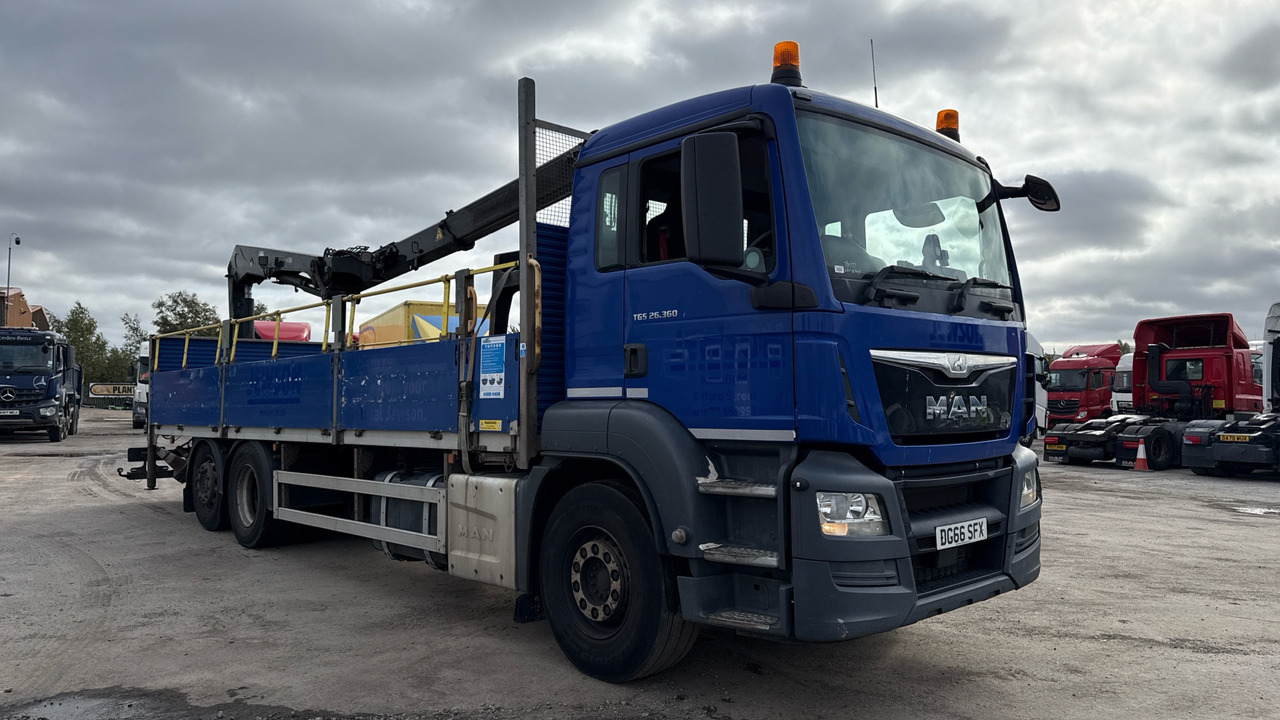Man TGS 26.360 - Valníkový/ Plošinový nákladný automobil, Auto s hydraulickou rukou: obrázok 1 Man TGS 26.360 - Valníkový/ Plošinový nákladný automobil, Auto s hydraulickou rukou: obrázok 1