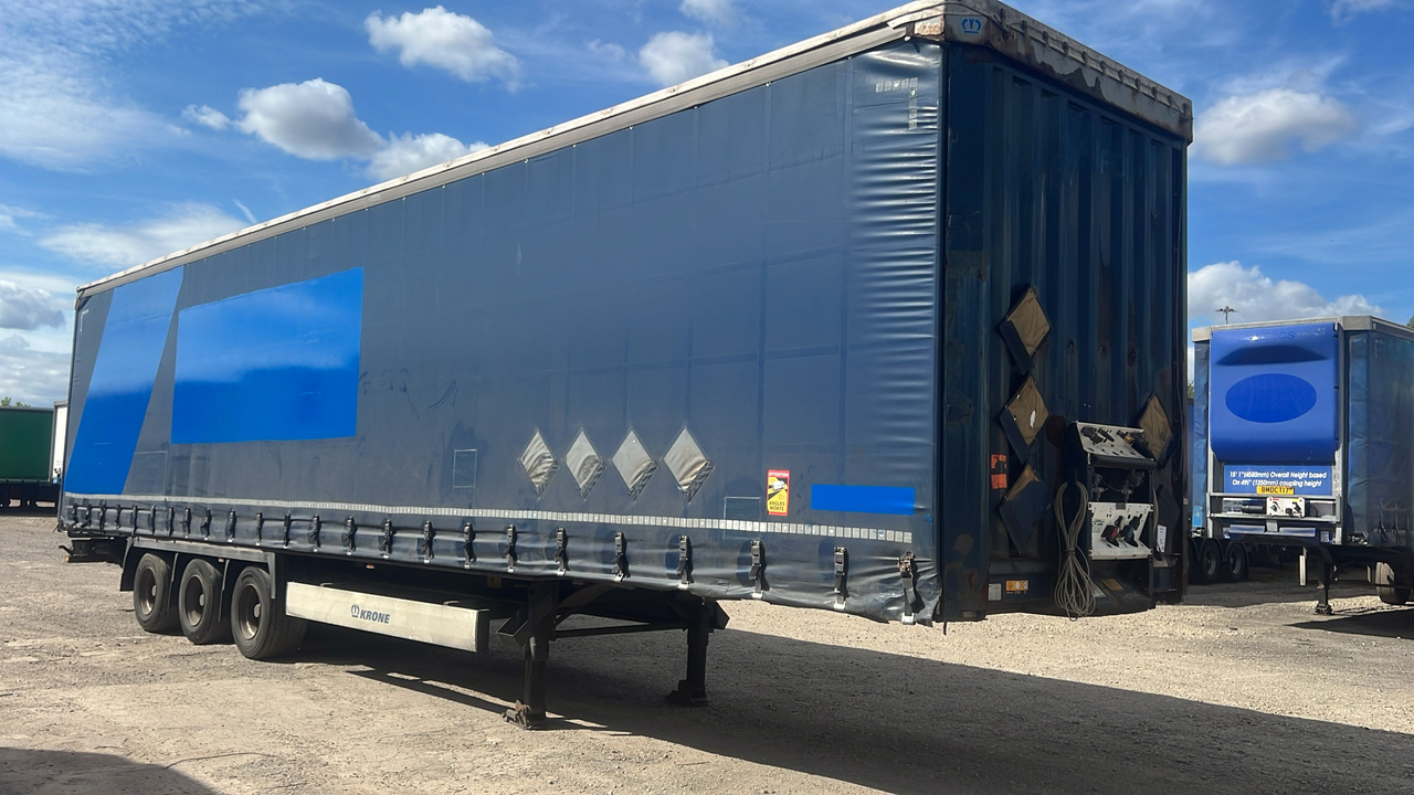 KRONE CURTAINSIDE EUROLINER - Príves: obrázok 1 KRONE CURTAINSIDE EUROLINER - Príves: obrázok 1