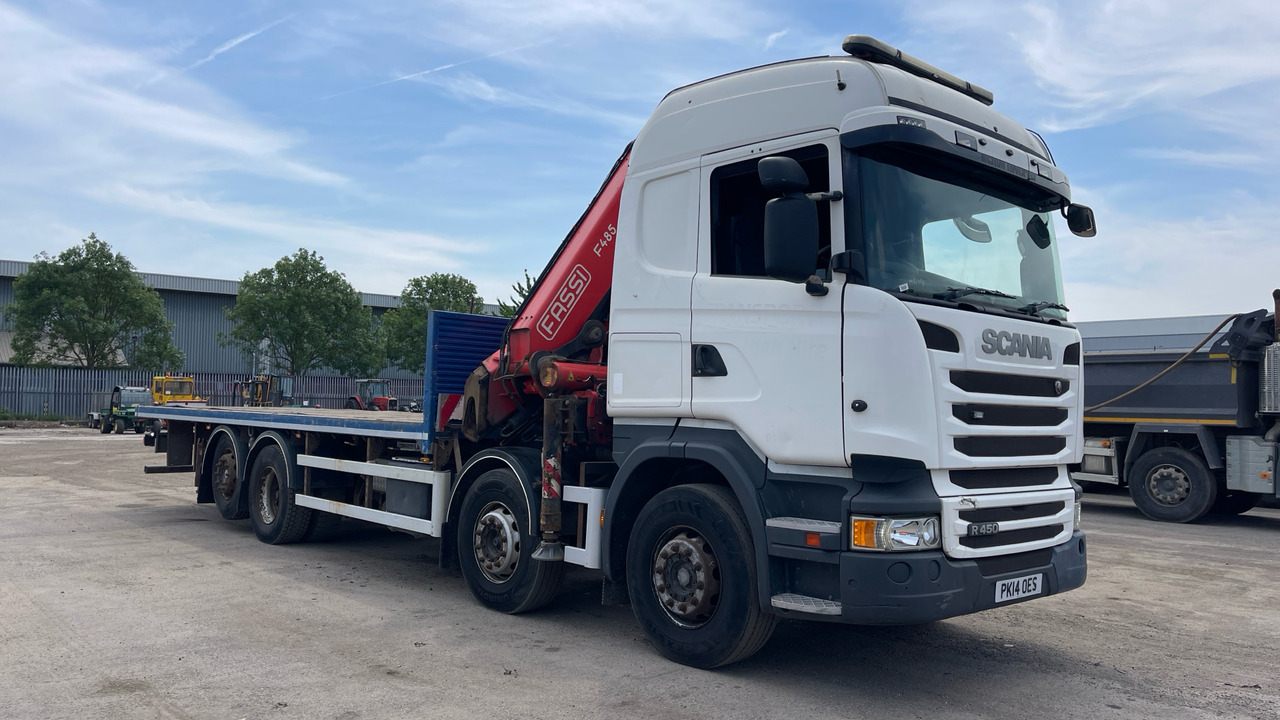 SCANIA R 450 - Valníkový/ Plošinový nákladný automobil: obrázok 1 SCANIA R 450 - Valníkový/ Plošinový nákladný automobil: obrázok 1