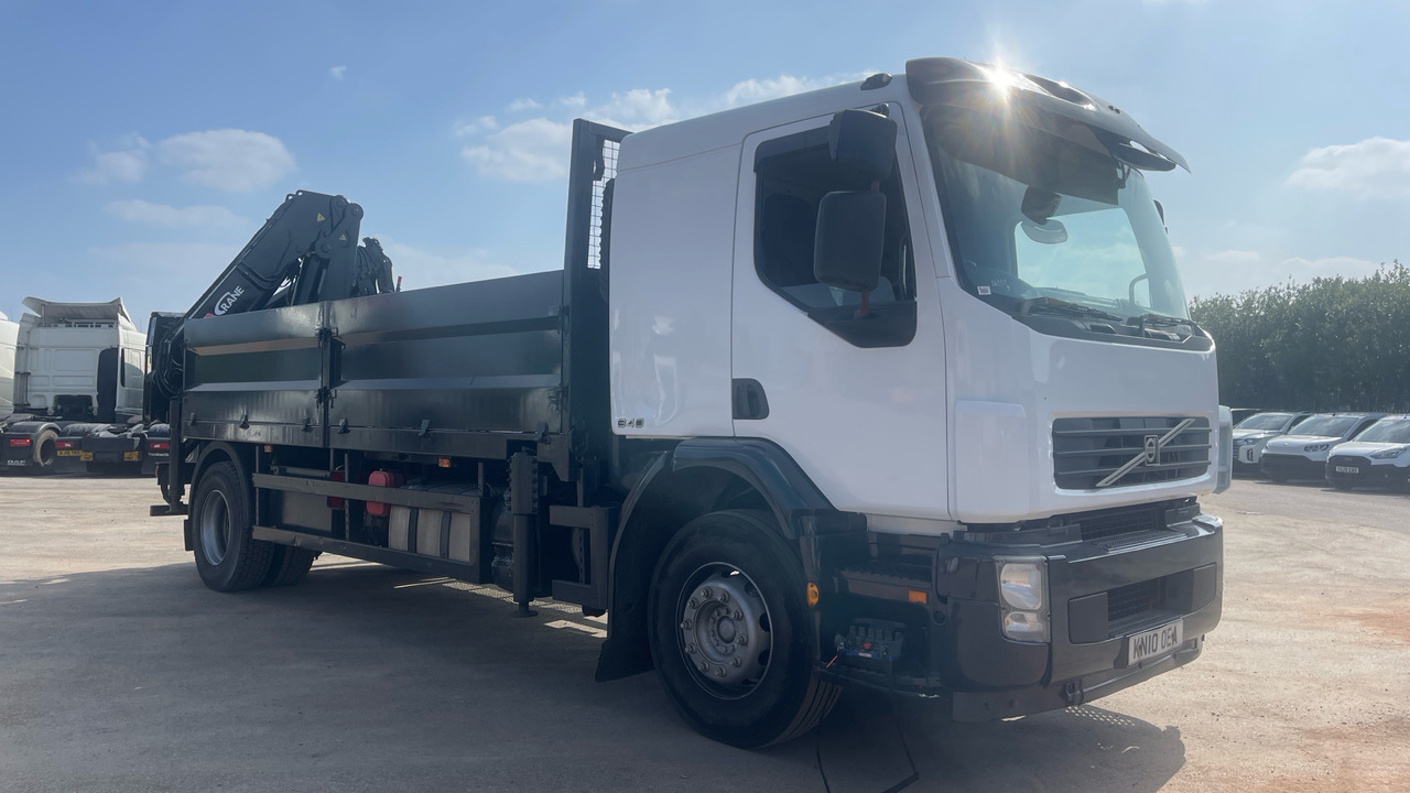 VOLVO FE 340 - Valníkový/ Plošinový nákladný automobil, Auto s hydraulickou rukou: obrázok 1 VOLVO FE 340 - Valníkový/ Plošinový nákladný automobil, Auto s hydraulickou rukou: obrázok 1