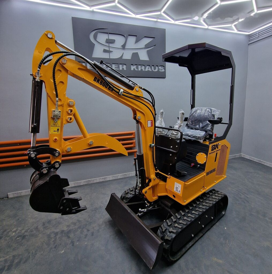 Berger Kraus BK800BS Nowa minikoparka Mini excavator Torsion arm - Mini rýpadlo: obrázok 1 Berger Kraus BK800BS Nowa minikoparka Mini excavator Torsion arm - Mini rýpadlo: obrázok 1