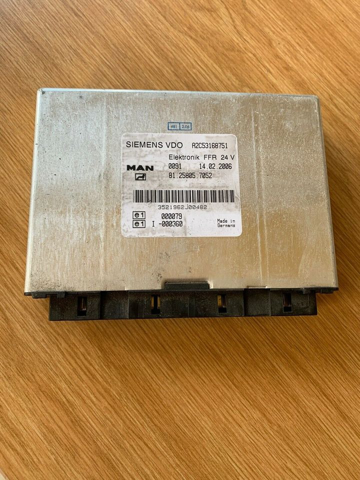 ELEKTRONIK FFR SIEMENS VDO Steuergerät MAN Nr. 81258057052 - Riadiaca jednotka pre Nákladné auto: obrázok 1 ELEKTRONIK FFR SIEMENS VDO Steuergerät MAN Nr. 81258057052 - Riadiaca jednotka pre Nákladné auto: obrázok 1