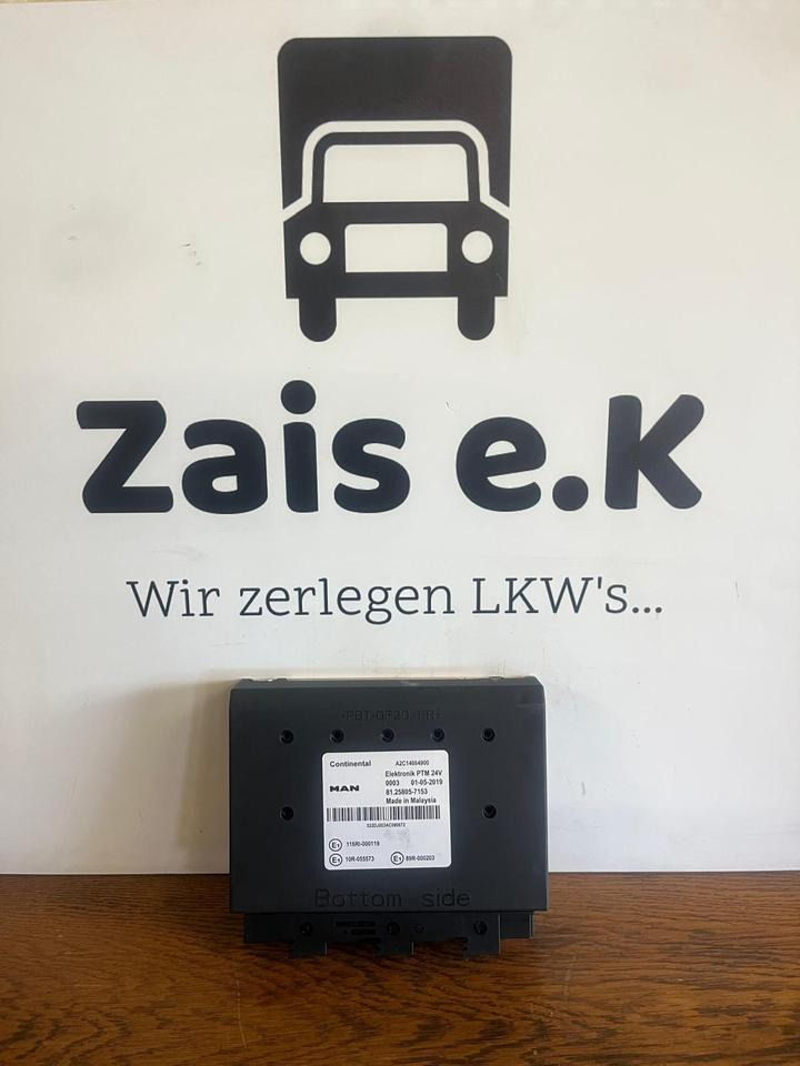 MAN Continental Elektronik PTM Steuergerät 81.25805-7153 - Riadiaca jednotka pre Nákladné auto: obrázok 1 MAN Continental Elektronik PTM Steuergerät 81.25805-7153 - Riadiaca jednotka pre Nákladné auto: obrázok 1