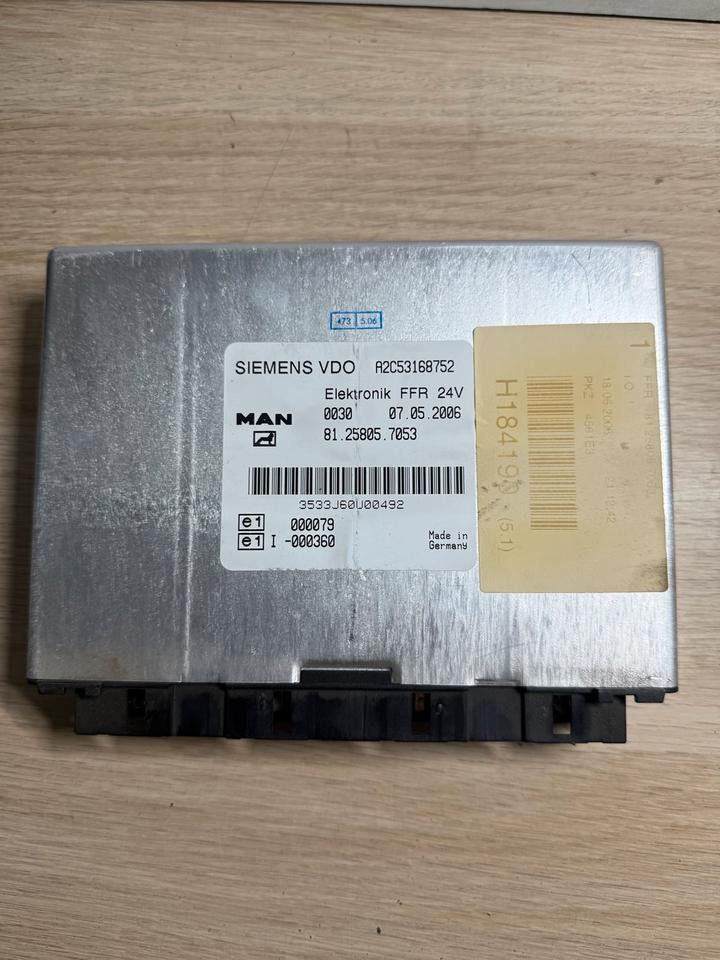MAN Elektronik FFR Steuergerät 81.25805-7053 - Riadiaca jednotka pre Nákladné auto: obrázok 1 MAN Elektronik FFR Steuergerät 81.25805-7053 - Riadiaca jednotka pre Nákladné auto: obrázok 1