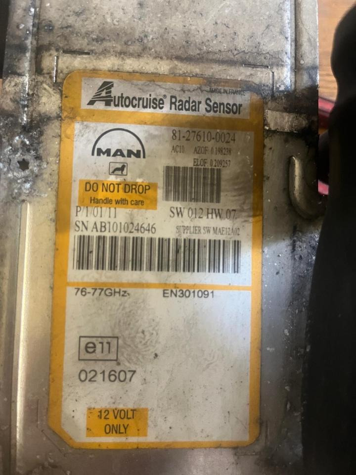 MAN Radarsensor 81276100024 - Senzor pre Nákladné auto: obrázok 3 MAN Radarsensor 81276100024 - Senzor pre Nákladné auto: obrázok 3