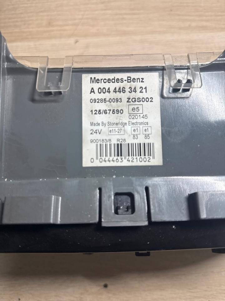 Mercedes Ategi kombiinstrument Tacho A0044463421 - Palubná doska pre Nákladné auto: obrázok 4 Mercedes Ategi kombiinstrument Tacho A0044463421 - Palubná doska pre Nákladné auto: obrázok 4