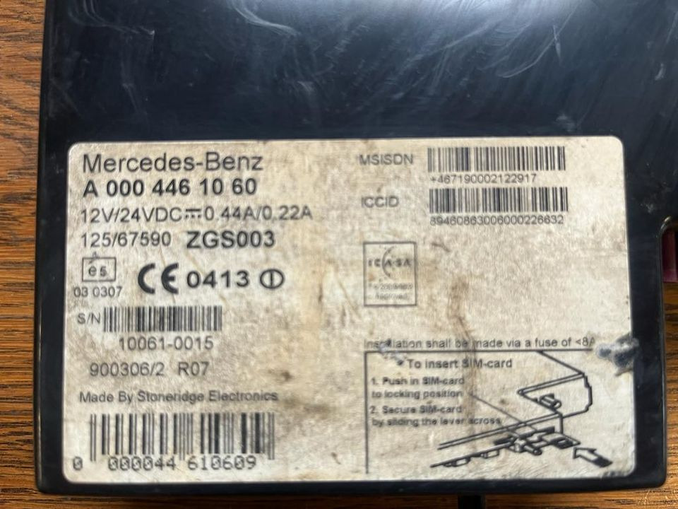 Mercedes-Benz Actros MP4 Tachograph FLEETBOARD A0004461060 - Tachograf pre Nákladné auto: obrázok 2 Mercedes-Benz Actros MP4 Tachograph FLEETBOARD A0004461060 - Tachograf pre Nákladné auto: obrázok 2