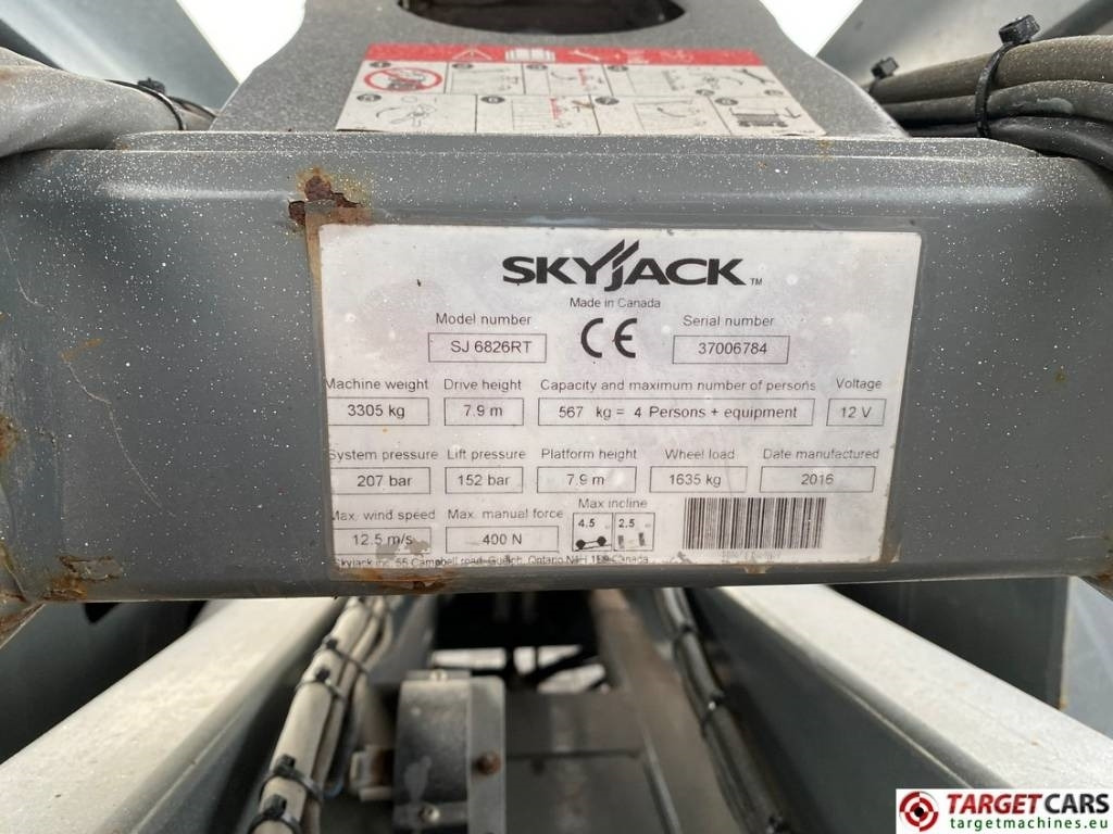 Leasing SkyJack SJ6826 RT Diesel 4x4 Scissor Work Lift 992cm SkyJack SJ6826 RT Diesel 4x4 Scissor Work Lift 992cm: obrázok 10 Leasing SkyJack SJ6826 RT Diesel 4x4 Scissor Work Lift 992cm SkyJack SJ6826 RT Diesel 4x4 Scissor Work Lift 992cm: obrázok 10