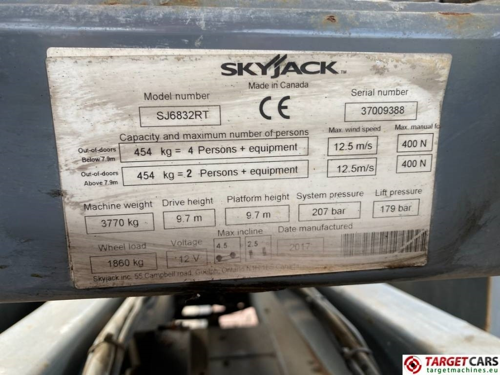 Leasing SkyJack SJ6832RT Diesel 4x4 Scissor 6832 Work Lift 1180cm SkyJack SJ6832RT Diesel 4x4 Scissor 6832 Work Lift 1180cm: obrázok 10 Leasing SkyJack SJ6832RT Diesel 4x4 Scissor 6832 Work Lift 1180cm SkyJack SJ6832RT Diesel 4x4 Scissor 6832 Work Lift 1180cm: obrázok 10