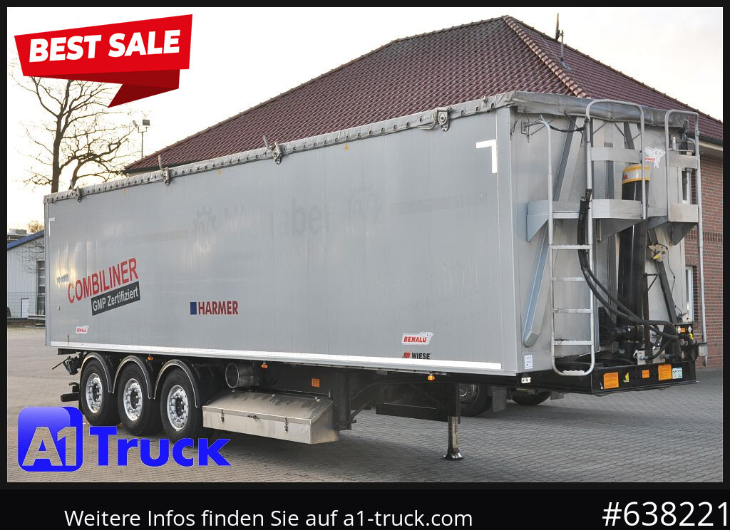 BENALU Kombiliner Gülle Tank + Kipper fest34m³ flüssig 26m³, Tüv neu, - Cisternový náves: obrázok 1 BENALU Kombiliner Gülle Tank + Kipper fest34m³ flüssig 26m³, Tüv neu, - Cisternový náves: obrázok 1