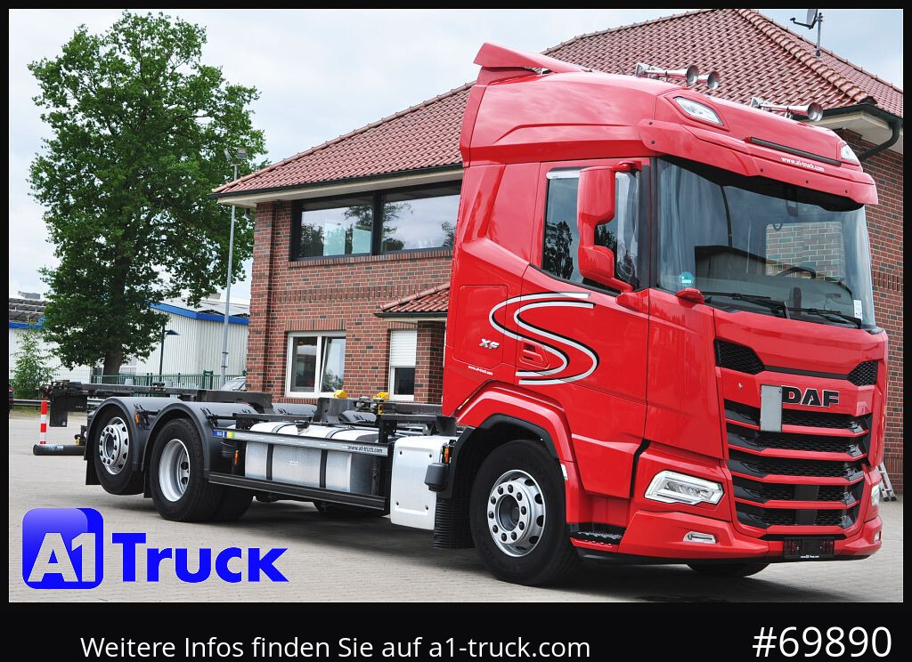 DAF XF 480, BDF, 7,45, 7,82, Lift-Lenkachse, - Kontejnérový podvozek/ Výměnná nástavba: obrázok 1 DAF XF 480, BDF, 7,45, 7,82, Lift-Lenkachse, - Kontejnérový podvozek/ Výměnná nástavba: obrázok 1
