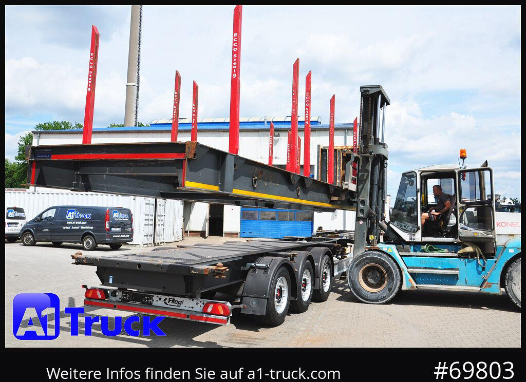 FLIEGL SDS01, Langholz, Containeraufbau, Liftachse, - Klanicový náves: obrázok 1 FLIEGL SDS01, Langholz, Containeraufbau, Liftachse, - Klanicový náves: obrázok 1