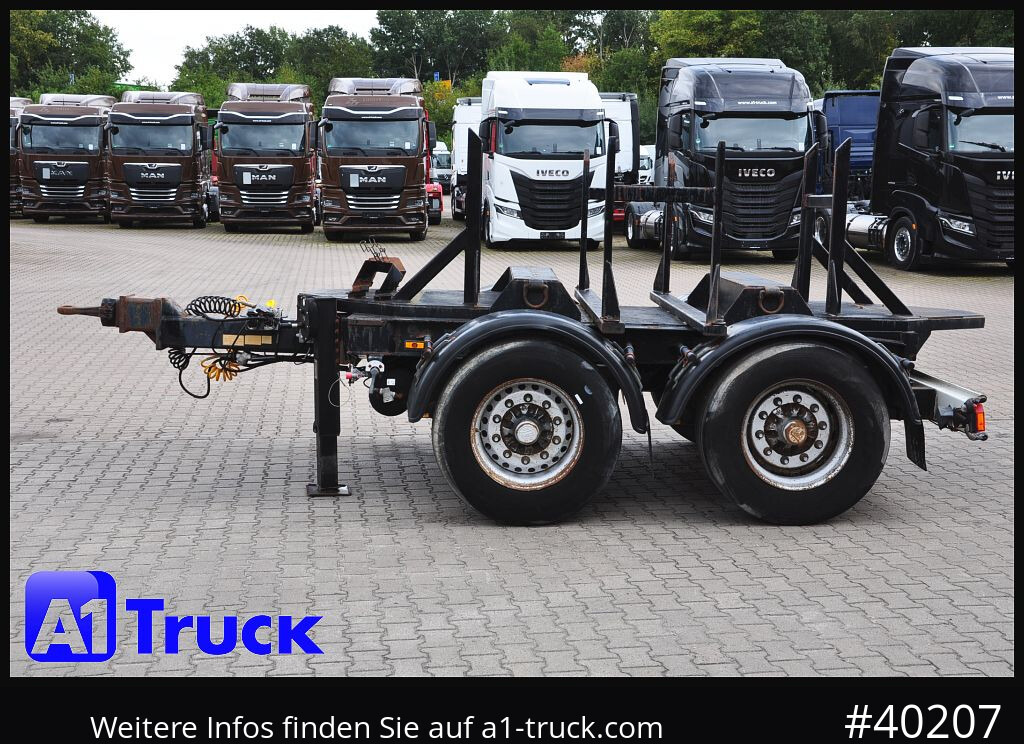 Plošinový/ Valníkový príves HUEFFERMANN HTA1800, Ballast, BPW Achsen, Luft: obrázok 12