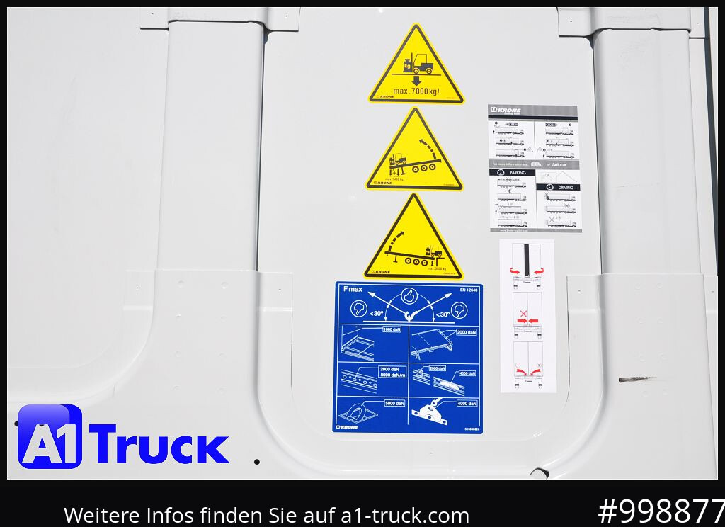 KRONE 5 x SD Tautliner, mit TPMS, NEU, sofort verfügbar, - Plachtový náves: obrázok 3 KRONE 5 x SD Tautliner, mit TPMS, NEU, sofort verfügbar, - Plachtový náves: obrázok 3