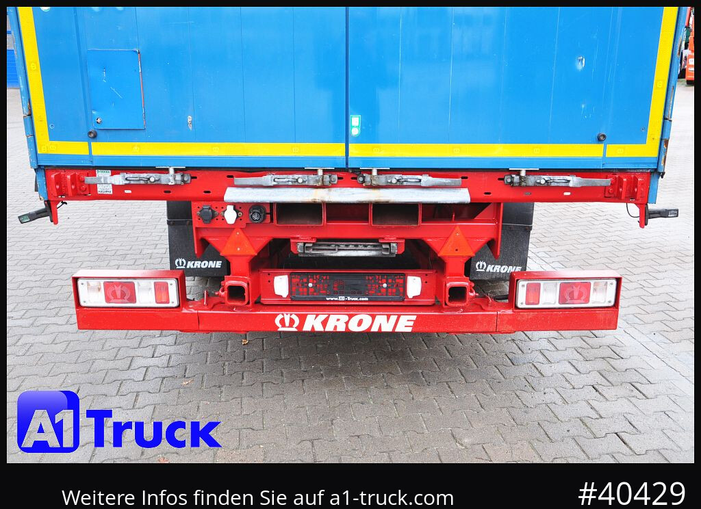 KRONE SD 27, Papier, Staplerhalterung, Bordwand, Lenkachse - Plachtový náves: obrázok 4 KRONE SD 27, Papier, Staplerhalterung, Bordwand, Lenkachse - Plachtový náves: obrázok 4