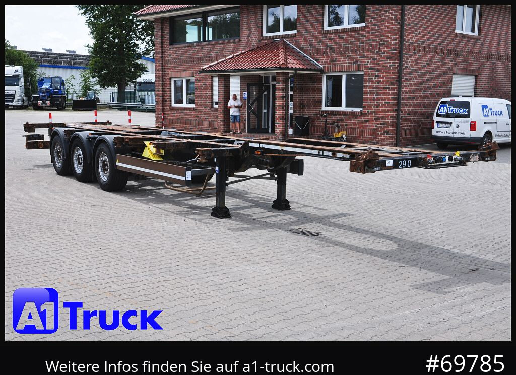 KRONE SDC, Lift SAF, 2x20/30/40 - Náves preprava kontajnerov/ Výmenná nadstavba: obrázok 1 KRONE SDC, Lift SAF, 2x20/30/40 - Náves preprava kontajnerov/ Výmenná nadstavba: obrázok 1