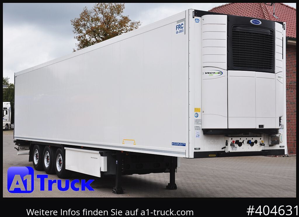 KRONE SDR 27, Rohrbahnen SAF Carrier Vector 1950, - Náves chladírenské: obrázok 1 KRONE SDR 27, Rohrbahnen SAF Carrier Vector 1950, - Náves chladírenské: obrázok 1