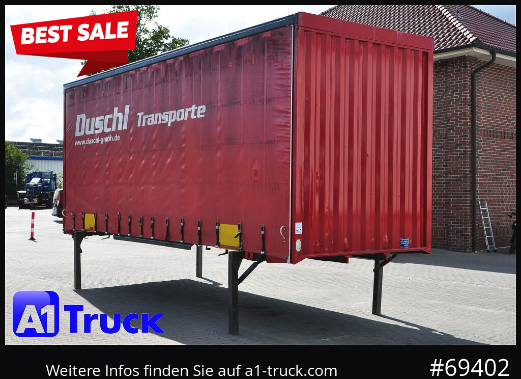 KRONE Wechselbrücke Jumbo BDF 7,82 - Plachtová nadstavba: obrázok 1 KRONE Wechselbrücke Jumbo BDF 7,82 - Plachtová nadstavba: obrázok 1