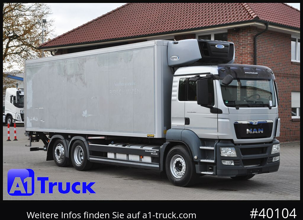 MAN TGS 26.360, Carrier 1150 Rolltor+ LBW, Liftachse, - Chladirenské nákladné vozidlo: obrázok 1 MAN TGS 26.360, Carrier 1150 Rolltor+ LBW, Liftachse, - Chladirenské nákladné vozidlo: obrázok 1