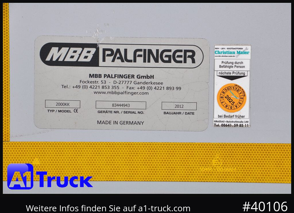 Leasing MAN TGS 26.440, Carrier 850 Rolltor+   LBW, Lift MAN TGS 26.440, Carrier 850 Rolltor+   LBW, Lift: obrázok 12