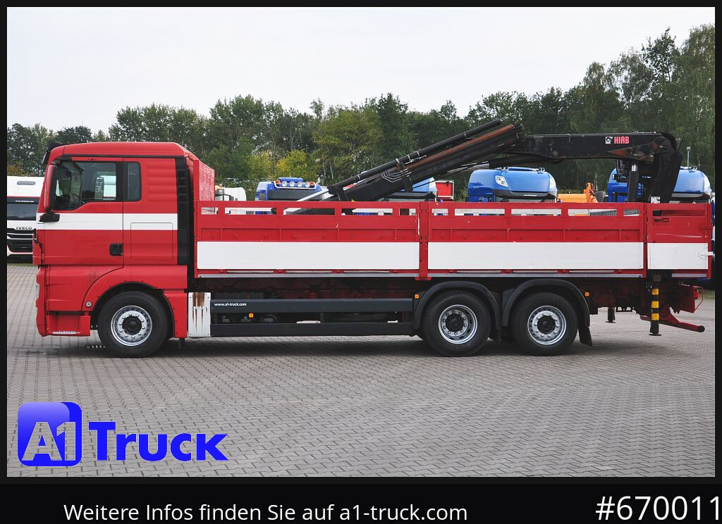 Valníkový/ Plošinový nákladný automobil, Auto s hydraulickou rukou MAN TGX 26.400, Hiab Kran, Lenk-Liftachse,: obrázok 10 Valníkový/ Plošinový nákladný automobil, Auto s hydraulickou rukou MAN TGX 26.400, Hiab Kran, Lenk-Liftachse,: obrázok 10