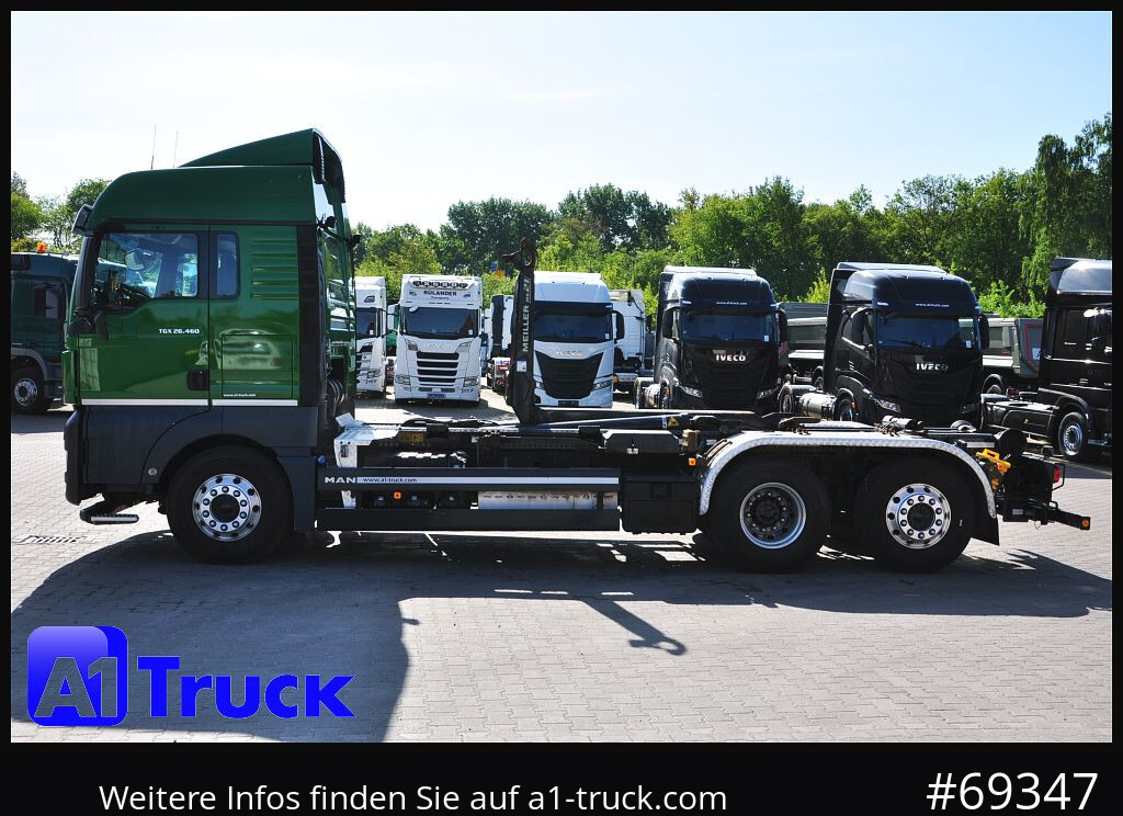 Hákový nosič kontajnerov MAN TGX 26.460 XLX BL 6x2, Meiller, Funk: obrázok 12 Hákový nosič kontajnerov MAN TGX 26.460 XLX BL 6x2, Meiller, Funk: obrázok 12