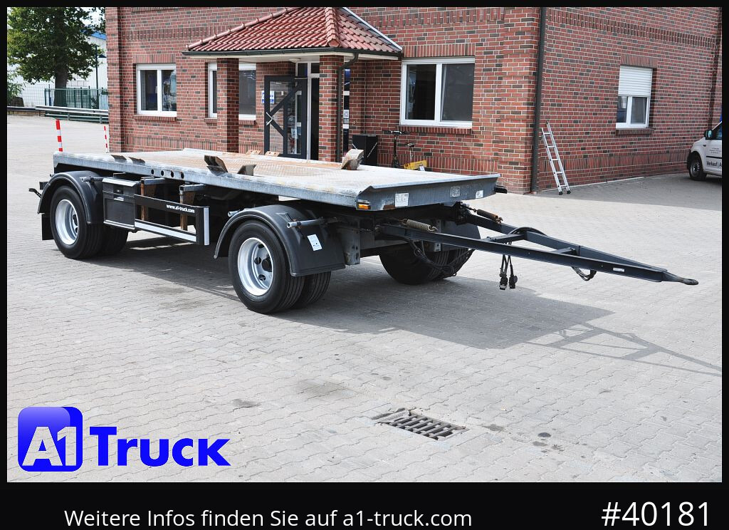 MEILLER HKM, HMA f Absetzcontainer, BPW verzinkt, Luft - Hákový/ Ramenový nosič přívěs: obrázok 1 MEILLER HKM, HMA f Absetzcontainer, BPW verzinkt, Luft - Hákový/ Ramenový nosič přívěs: obrázok 1