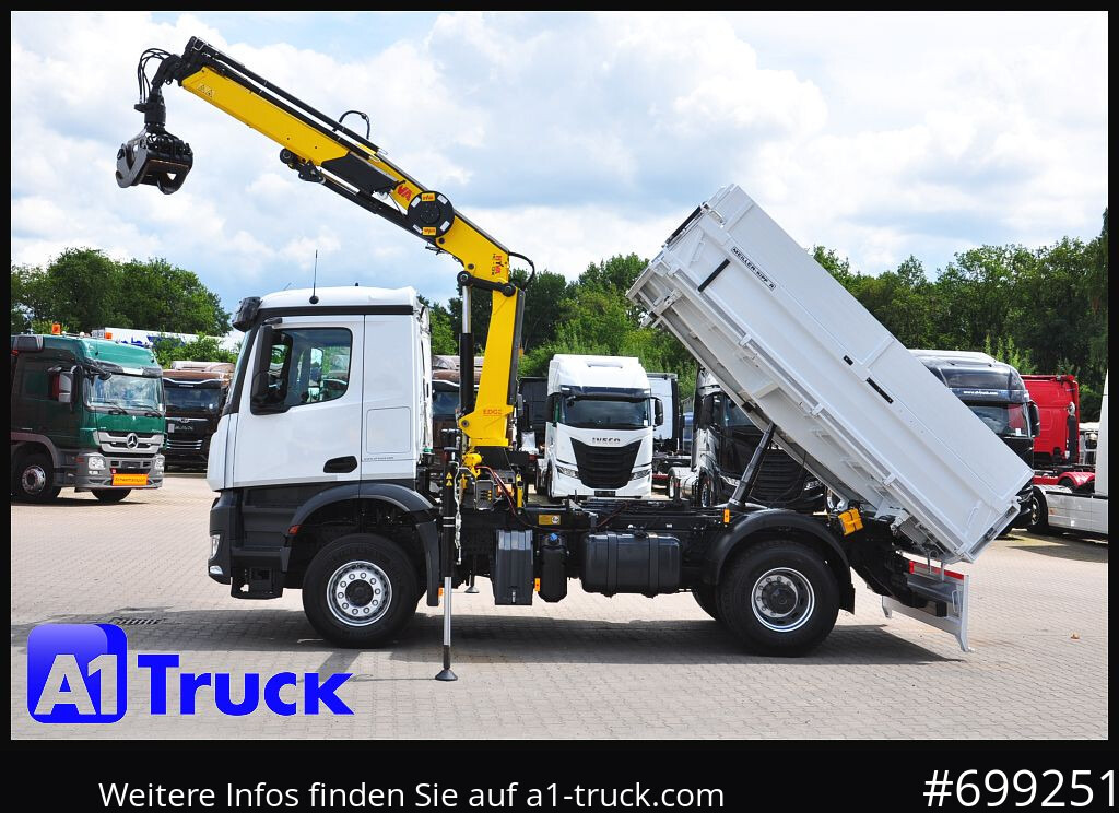 MERCEDES-BENZ Arocs 1840, Kipper + Kran,Funk Navi, - Auto s hydraulickou rukou, Sklápač: obrázok 2 MERCEDES-BENZ Arocs 1840, Kipper + Kran,Funk Navi, - Auto s hydraulickou rukou, Sklápač: obrázok 2
